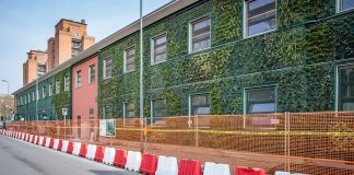 Iniziati i lavori per Green Wall deposito Atm via Giambellino.