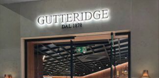 Gutteridge, restyling per gli store di Milano e Bologna.