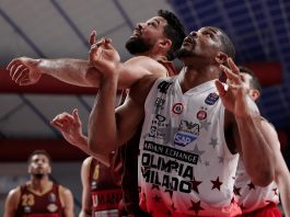 Olimpia vince a Venezia e chiude la regular season al secondo posto. Reggio Emilia avversario playoff.
