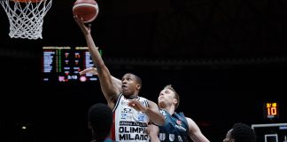 Playoff, Olimpia vince a Reggio Emilia e chiude 3-0 la serie.