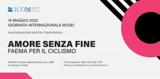 Amore senza fine: FAEMA per il ciclismo, da domenica 15 fino al 30 giugno al Museo Cimbali di Binasco.