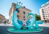 Un’opera d’arte green di Matteo Cibic nel centro della città per sensibilizzare sulla salute del mare e consumare CO2.