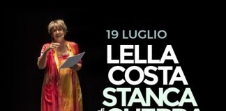 Stanca di Guerra, Lella Costa al Castello Sforzesco martedì 19 per Milano è Viva a cura del Teatro Carcano.