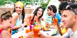 L’aperitivo è all’italiana.