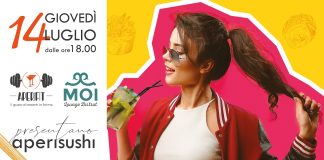 Torna Aperi-Fit insieme al sushi a Sesto San Giovanni giovedì 14 al Moi Lounge.