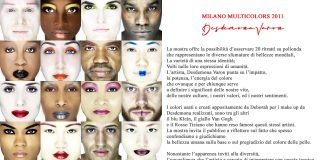 Milano Multicolors, i ritratti di Desdemona Varon a La Moda veste la Pace.