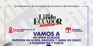 Mi Lindo Ecuador, la Festa Nazionale dell’Ecuador a Milano domenica 7.