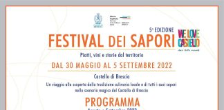 Festival dei Sapori, ultimo appuntamento al Castello di Brescia lunedì 5.