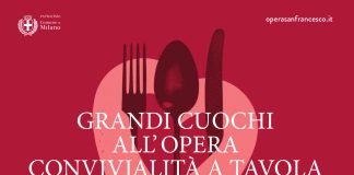 Convivialità a tavola, grandi cuochi cucinano per Opera San Francesco il 9 ottobre.