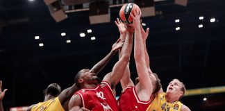 Eurolega, l’Olimpia rimonta fino all’overtime ma poi cede all’Alba Berlino.