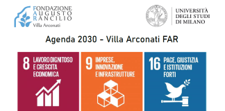 Crescita economica e lavoro, innovazione, pace e giustizia. Agenda 2030, a Villa Arconati FAR domenica 16.