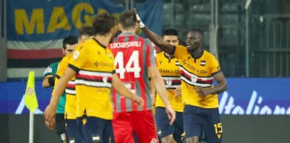 Cremonese, rigore sbagliato e sconfitta con la Samp.