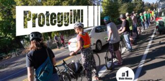 La ciclabile umana più lunga di Milano: flashmob giovedì 10 ore 8 viale Monza con Legambiente.