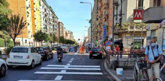 Mobilità e sicurezza, manifestazione in viale Monza.