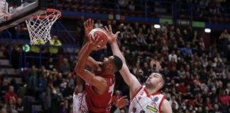 Olimpia, in campionato è un’altra cosa, battuta Reggio Emilia.