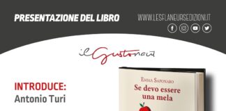 Se devo essere una mela, Emma Saponaro presenta il suo romanzo a IlGustonauta domenica 18.