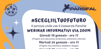 Servizio civile, 4 webinar orientativi a cura del Consorzio Parsifal.