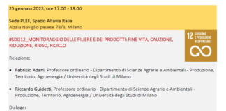 Planet Life Economy Foundation ETS e Università Statale promuovono mercoledì 25 il sesto appuntamento del ciclo di seminari nato per approfondire il rapporto fra imprese sostenibili e ricerca.