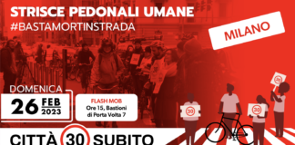 Strisce pedonali umane domenica 26 flash mob a Porta Volta.