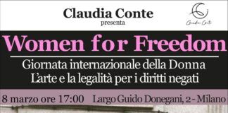 Women for freedom, performance di Claudia Conte mercoledì 8 in B&C Tax e B&C Legal.