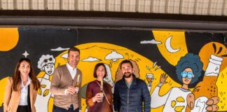 Un murales di 200 metri quadrati: così AB InBev riqualifica la metro di Famagosta a Milano.