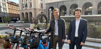 Bike sharing a Varese con le bici elettriche Dott.