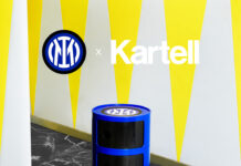 Kartell presenta i componibili nerazzurri marchiati Inter alla Milano Design Week.
