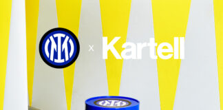 Kartell presenta i componibili nerazzurri marchiati Inter alla Milano Design Week.