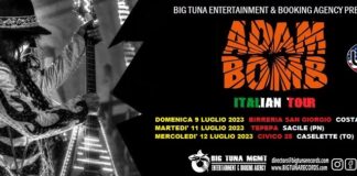 Adam Bomb live in Italia per tre date.