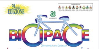 Bicipace 2023 a cura di Legambiente domenica 28.