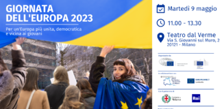 La Giornata dell’Europa a Milano. Per un’Europa più unita, democratica e vicina ai giovani, martedì 9 al Teatro Dal Verme.
