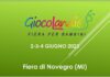 Giocolandi@ Fiera per bambini, dal 2 al 4 giugno a Segrate.