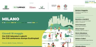 Ecolimpiadi fanno tappa a Milano. Conferenza stampa giovedì 18 Parco delle Cave.