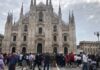 Berlusconi, feretro giunto in Piazza Duomo