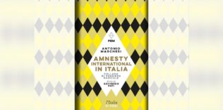 Amnesty International in Italia, presentazione del libro di Antonio Marchesi lunedì 26 alla Casa dei Diritti