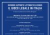 Rapporto Lottomatica-Censis sul gioco legale in Italia, mercoledì 21 a Palazzo della Minerva (Senato)