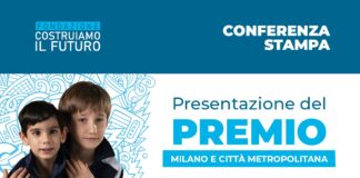 Premio Costruiamo il Futuro presentazione venerdì 9 a Palazzo Marino.