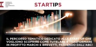 Innovazione, arrivano tre appuntamenti di “Startips”, il 28, 29 e 30 giugno, percorso per startup su marchi e brevetti