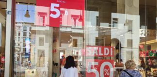 Saldi, Confcommercio: ricavi molto al di sotto delle aspettative, -50%