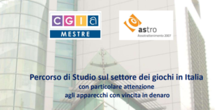 Gioco, CGIA-Astro: volumi di gioco nel 2022 tornati a livelli pre-pandemia