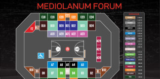 Basket, l’Olimpia Milano inaugura gli abbonamenti “tecnologici”: da oggi per i tifosi l’anteprima virtuale del Mediolanum Forum