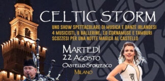 Celtic Storm, musiche e danze dall’Irlanda e dalla Scozia martedì 22 al Castello Sforzesco