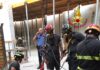 Operaio precipita in cantiere in via Melchiorre Gioia, soccorso dai Vigili del Fuoco, non è grave