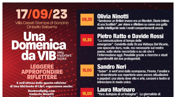 Una Domenica da VIB, aspettando Una Ghirlanda di Libri 2023 a Cinisello Balsamo