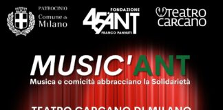 Fondazione ANT Italia Onlus: Musica e comicità al Teatro Carcano giovedì 14