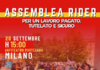 Rider, assemblea sindacati di base contro licenziamenti e sfruttamento