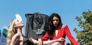 Il Brand di Moda Miriam Tirinzoni Fashion Brand mostra l’eleganza in abbinamento alle moto d’Epoca presso la Moto Guzzi di Mandello del Lario