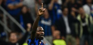Champions, l’Inter supera il Benfica, rete di Thuram