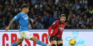 Non basta la doppietta di Giroud, il Milan in emergenza infortuni viene raggiunto dal Napoli
