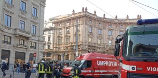 M1, fumo in banchina a Cordusio, intervento Vigili del Fuoco